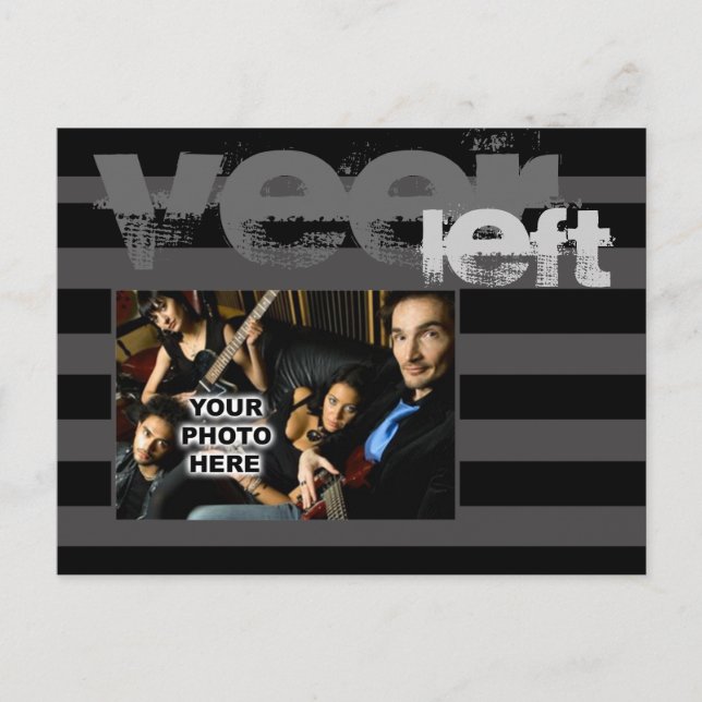 Club Band Photo Flyer Postcard (Front)