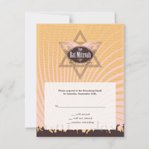 Club Bar Mitzvah Reply Card
