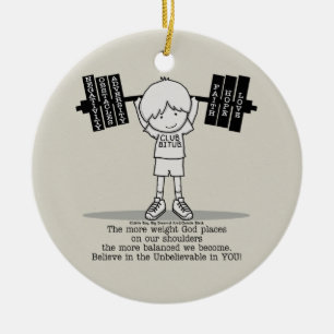 Club BITUB- More Balanced Ceramic Ornament