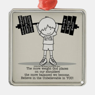 Club BITUB- More Balanced Metal Ornament