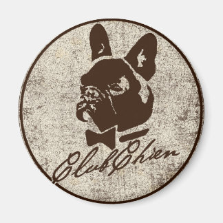 CLUB CHIEN Distressed Logo Magnet