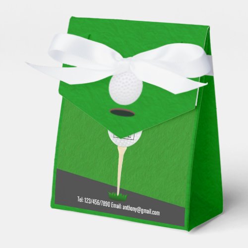 ClubCorporate Golf Tournament add logo Thank You Favor Boxes