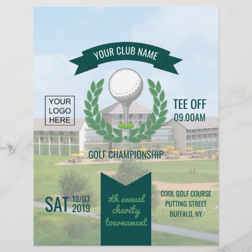 ClubCorporate Golf Tournament Advertisement Flyer