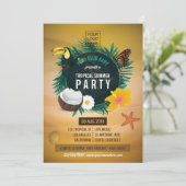 Club/Corporate Tropical Summer add photo and logo (Standing Front)