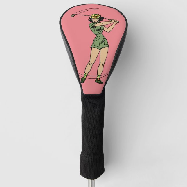 Club Cover - Retro Golfer (Front)