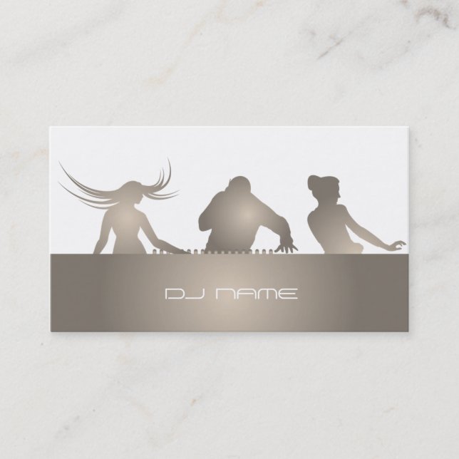 Club DJ Business Card (Front)