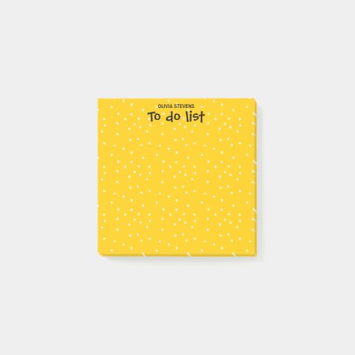 Club Dotty Yellow Post_it Notes
