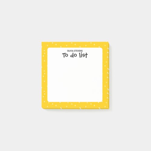 Club Dotty Yellow Post_it Notes