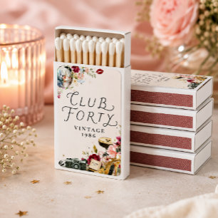 Club Forty Garden Disco Matchboxes