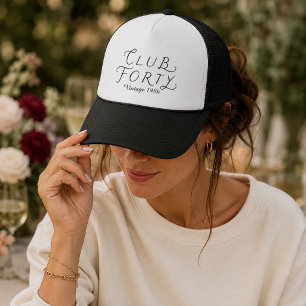 Club Forty Personalized Trucker Hat
