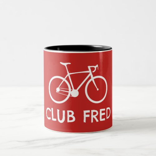 Club Fred Cycling Two_Tone Coffee Mug