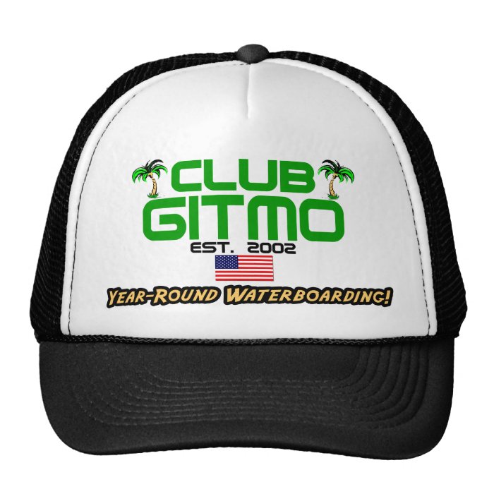 Club Gitmo Year Round Waterboarding Trucker Hats