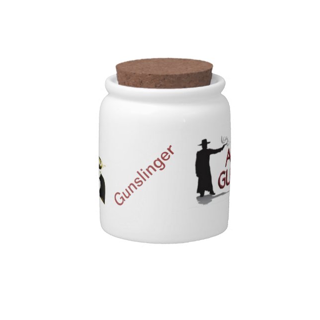 Club Logo Candy Jar with Dual Peacemakers (Front)