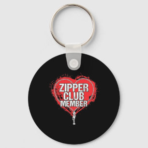 Club Member Open Heart Surgery Survivor1 Keychain