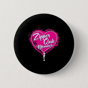 Club Member Open Heart Surgery Survivor Button