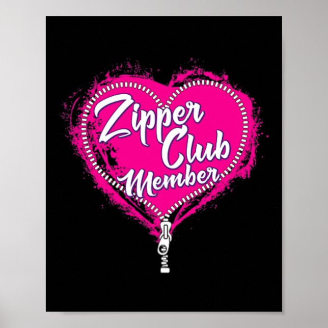 Club Member Open Heart Surgery Survivor  Poster (Front)