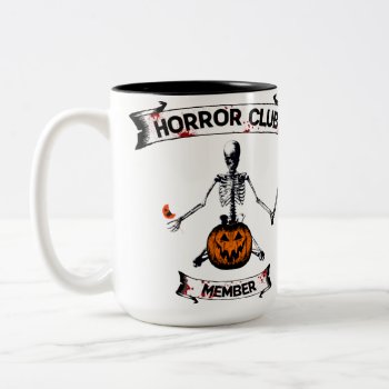 Club Member Two-tone Coffee Mug by ZachAttackDesign at Zazzle