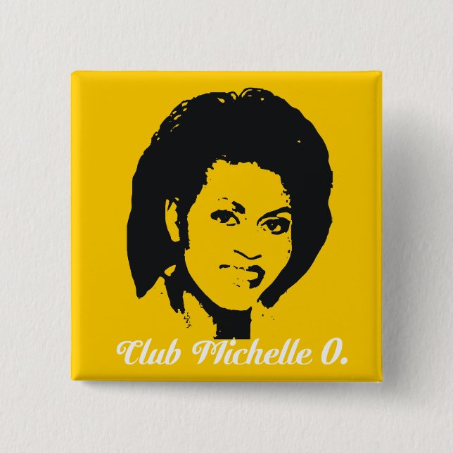 Club Michelle O. Button, Maize Yellow Button (Front)