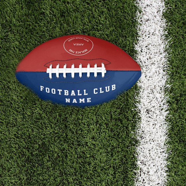 Club Name Logo Red Blue Football (Creator Uploaded)