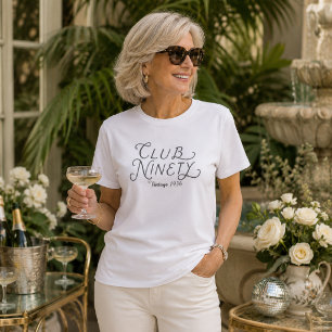Club Ninety Vintage 90th Birthday Shirt