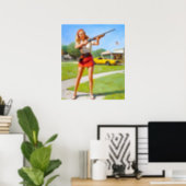 Club Pin Up Art Poster (Home Office)