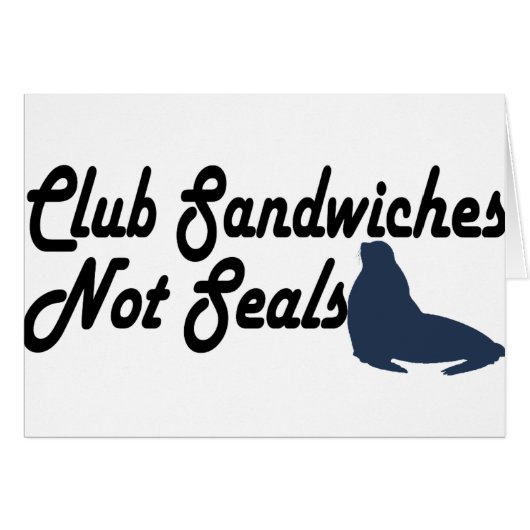 Club Sandwiches not seals Cards (Front Horizontal)