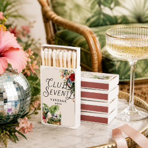Club Seventy Conservatory Matchbox Favors Matchboxes