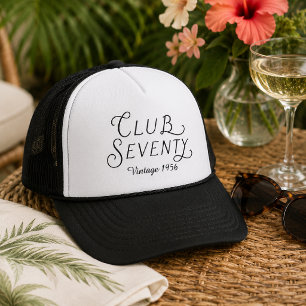 Club Seventy Vintage Birthday Hat