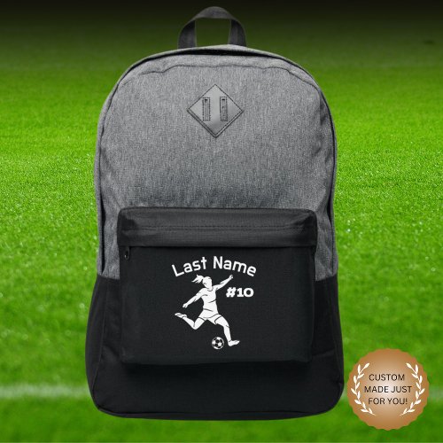 Club Soccer Custom Sports Backpack _ Girls Youth