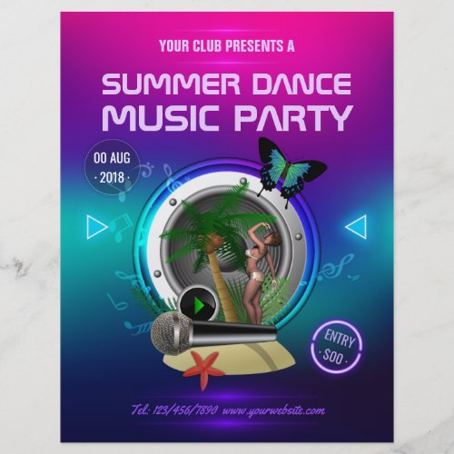 Club Summer Dance Music Party add photo Flyer