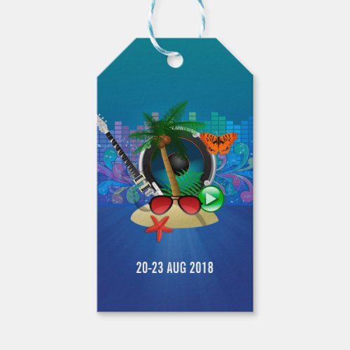 Club Summer Music Festival add logo Gift Tags
