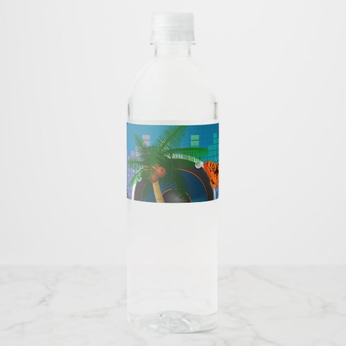 Club Summer Music Festival Water Bottle Label