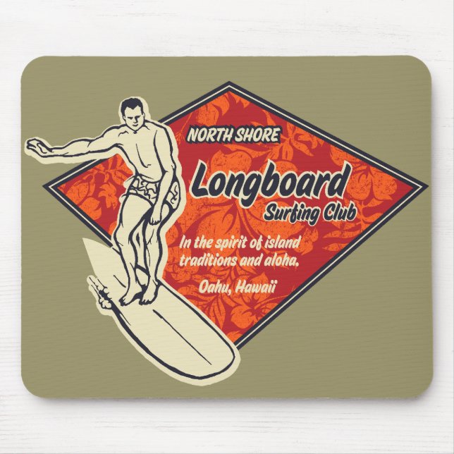 Club Surfing Logo Mousepad (Front)