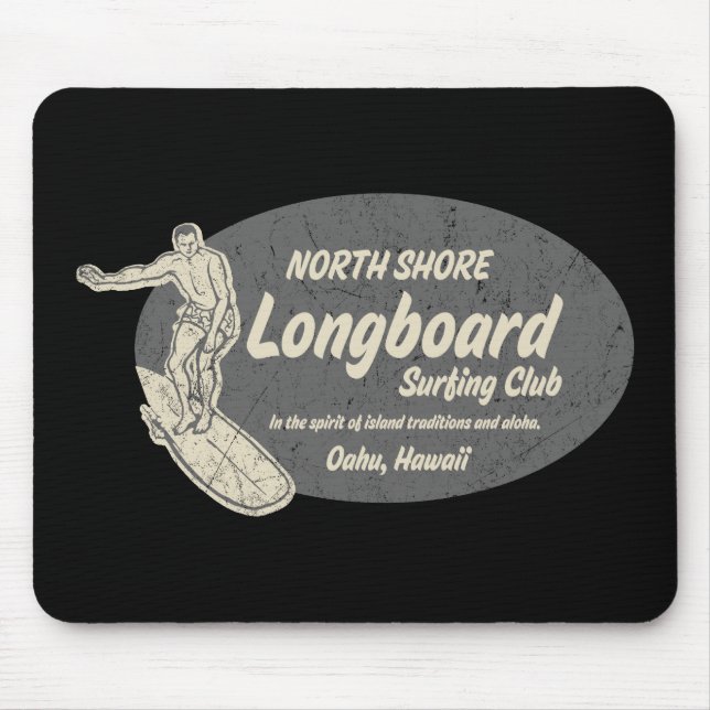 Club Surfing Logo Mousepad (Front)