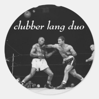 Clubber Lang Duo "broken jaw" sticker set