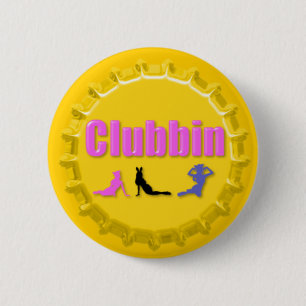 Clubbin Backpack Hat Button Pin