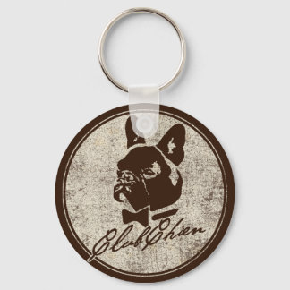 CLUBCHIEN Distress logo Keychain