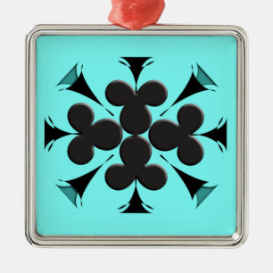 Clubs Metal Ornament