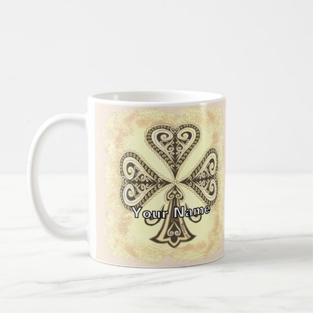Clubs poker coffee mug (Left)