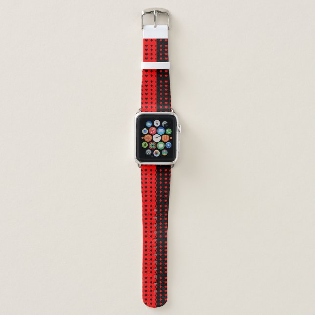Clubs, spades, hearts, diamonds - cool     apple watch band (Front)