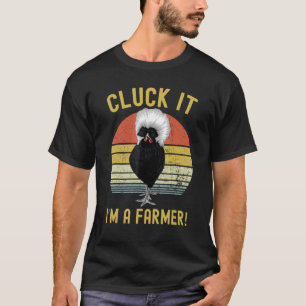 Cluck It Funny Polish Chicken Farmer T-Shirt
