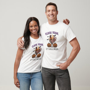 Cluck Yeah It's Halloween Farm Rooster T-Shirt