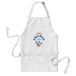 Cluckin' Chic: The Crazy Chicken Lady Apron