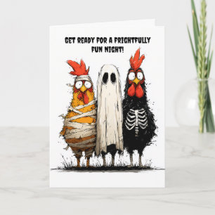 Cluckin’ Creepy Halloween Bash Invitation