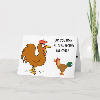 CLUCKING AROUND THE COOP SAYS "IT'S YOUR BIRTHDAY" CARD