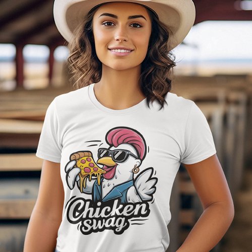 Clucking Cool Chicken Swag T_Shirt