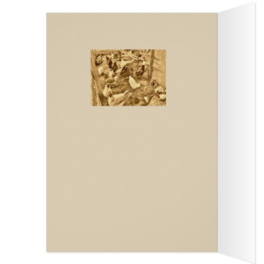 CLUCKY CHICKENS CARD (Inside (Left))