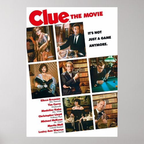 Clue 1985 poster