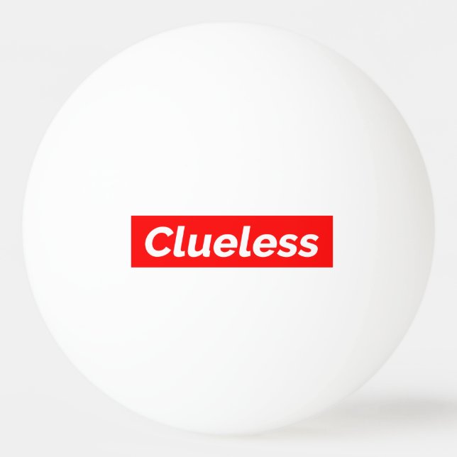Clueless III Ping Pong Ball (Back)