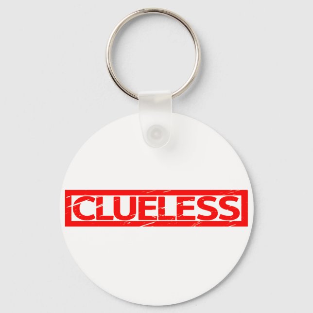 Clueless Stamp Keychain (Front)